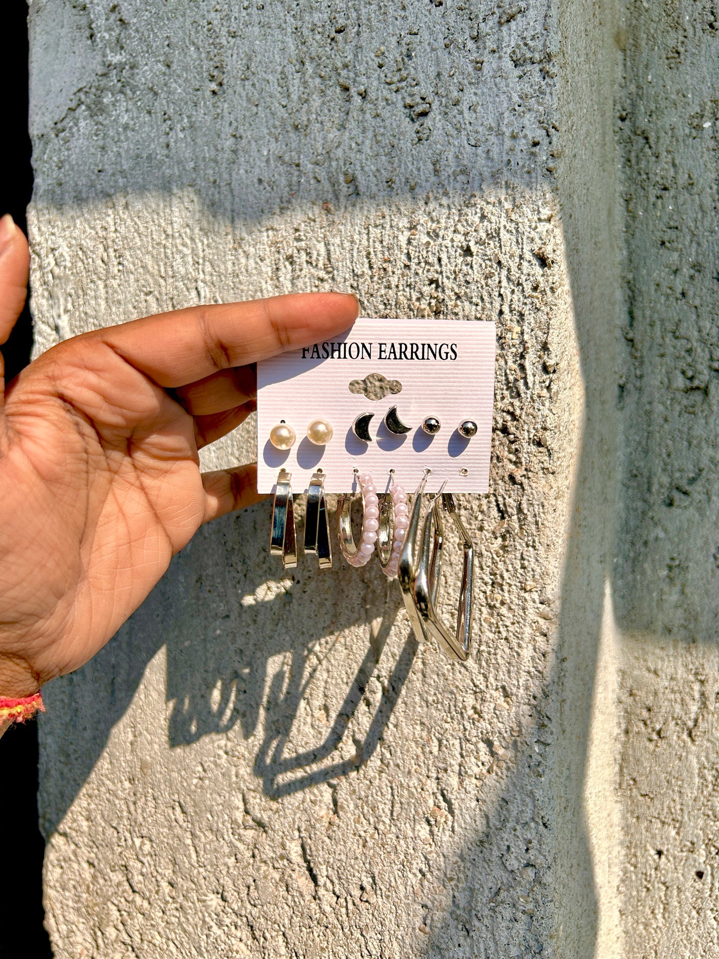 Silver Earrings combo 004 (6pair)