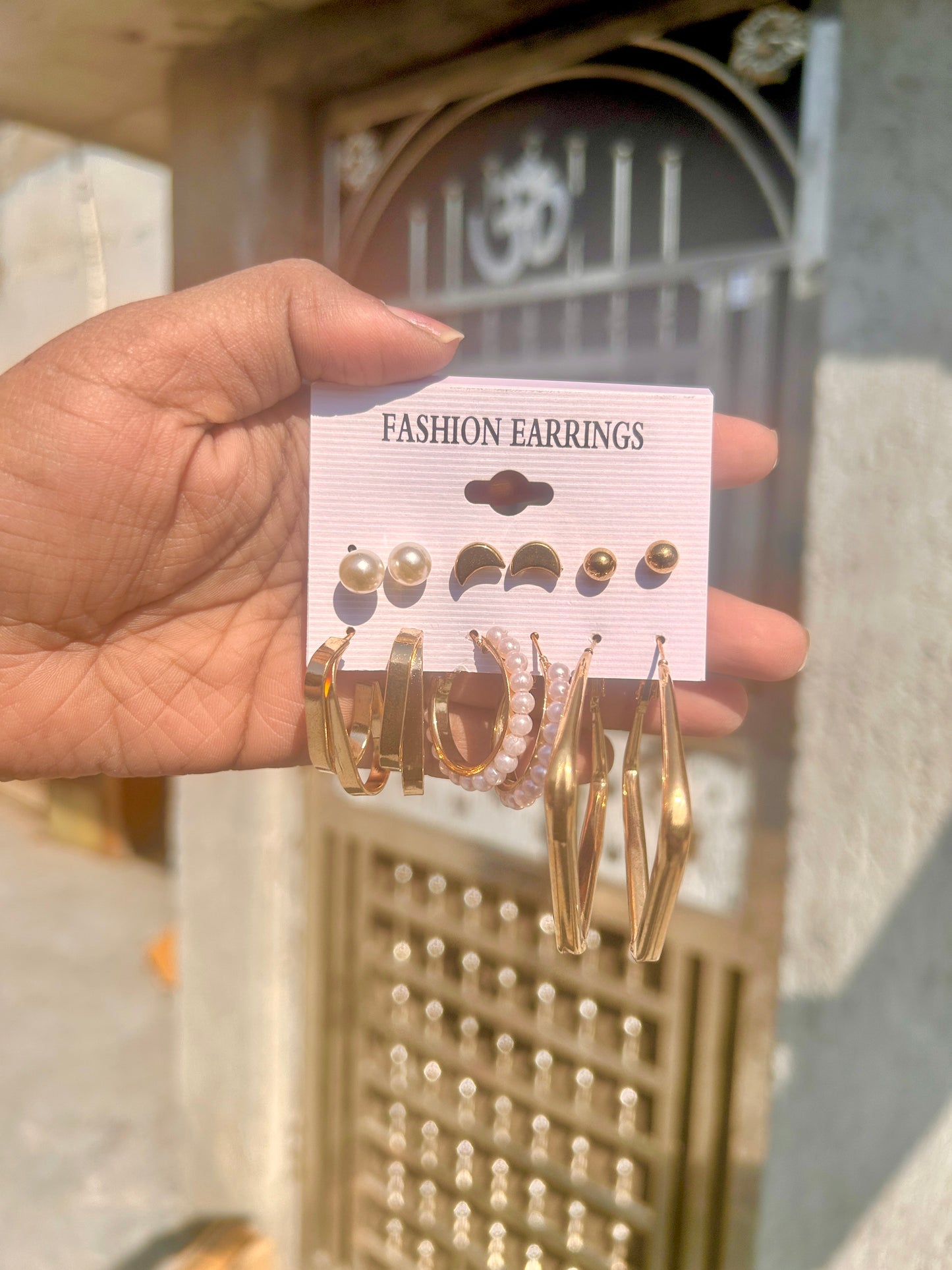 Golden Earrings combo 002 (6pair)
