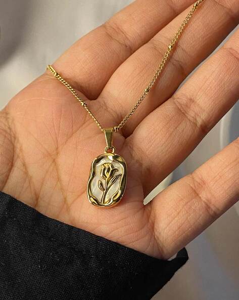 White Rose Pendant