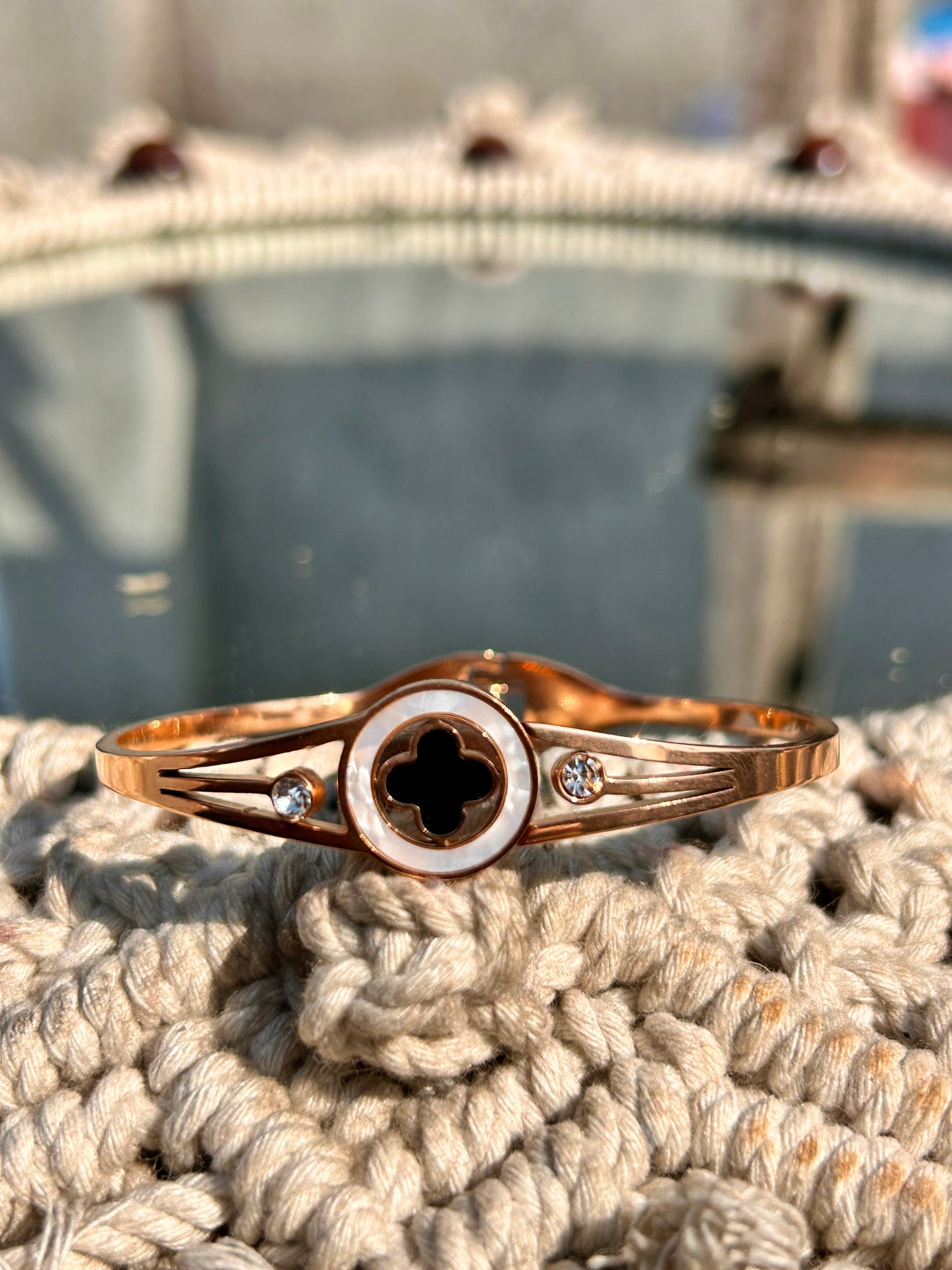 Rose Gold Plated clove : Bracelet 001