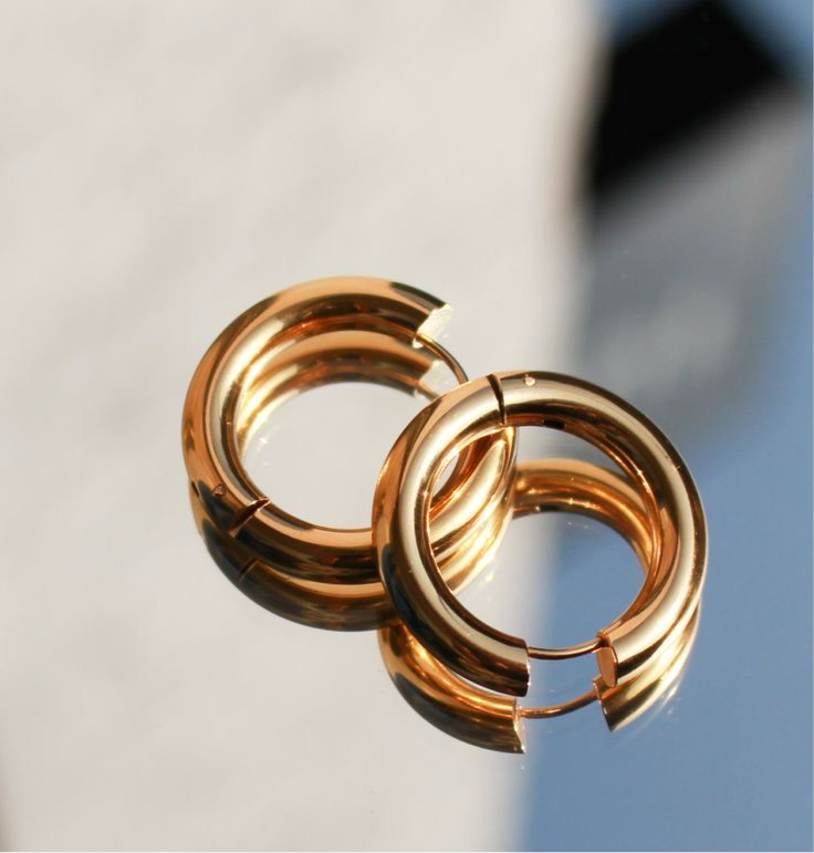 Small Golden Hoops (1Pair)