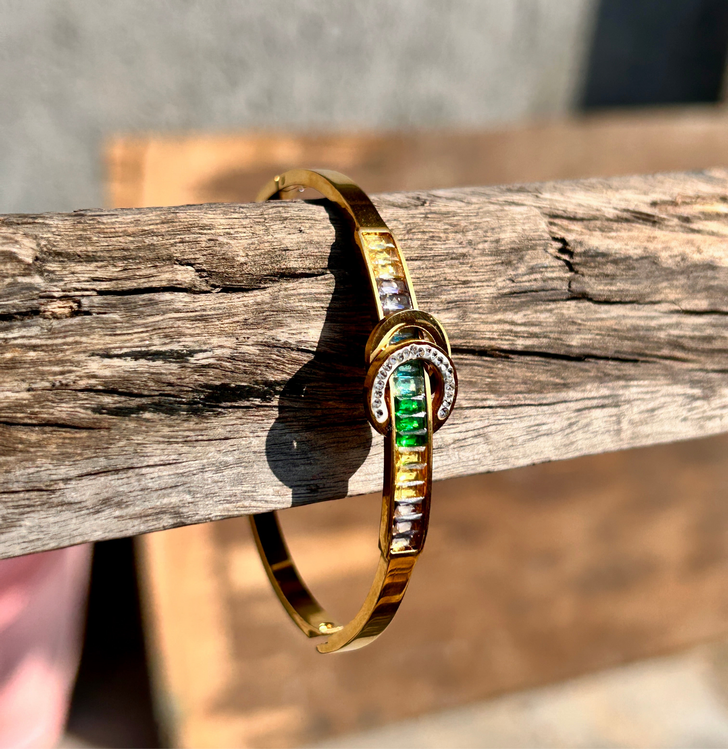 Multicolour Gold Plated Anti Tarnish Premium Bracelet