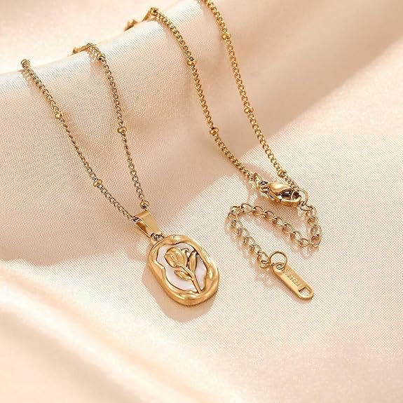 White Rose Pendant