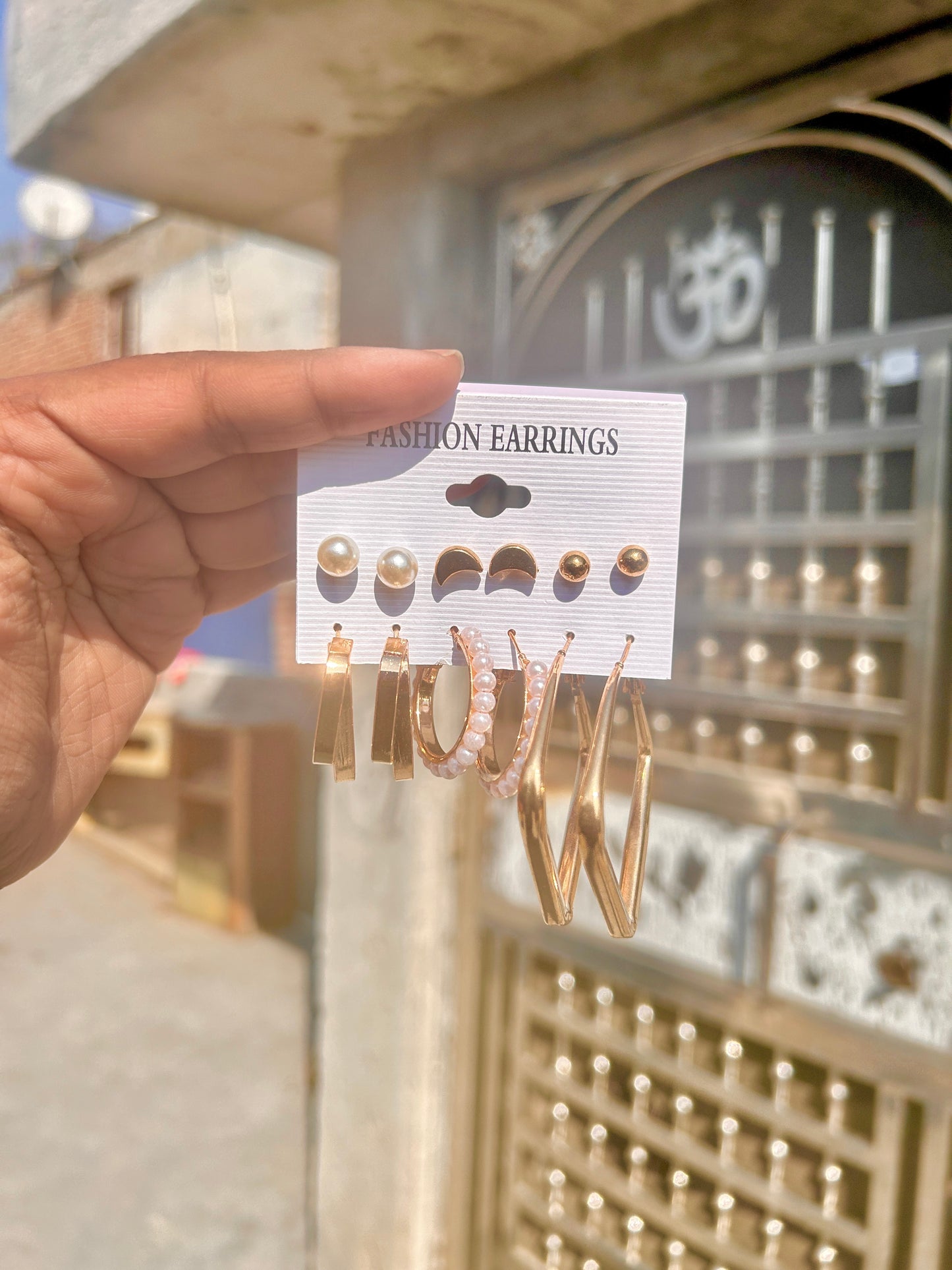 Golden Earrings combo 002 (6pair)