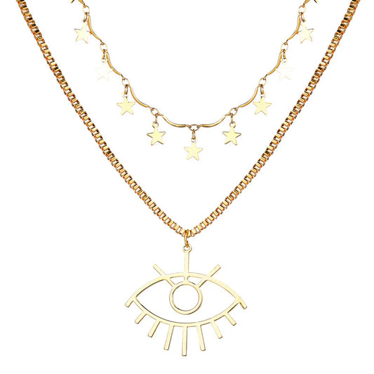 Evil eye Chunky Neck piece