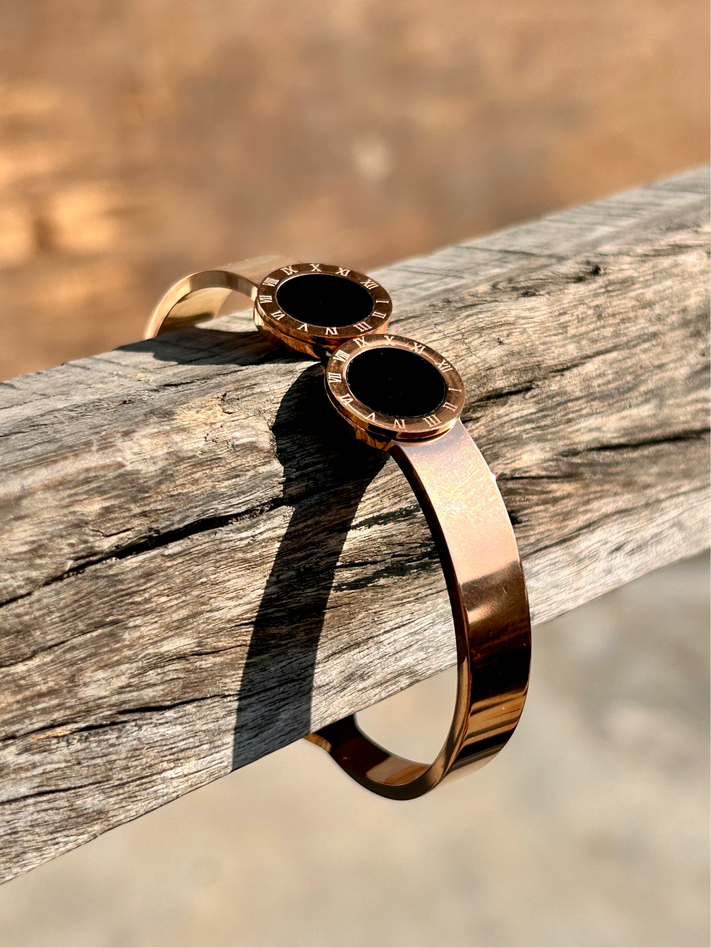 Rose Gold Plated circle : Bracelet 005
