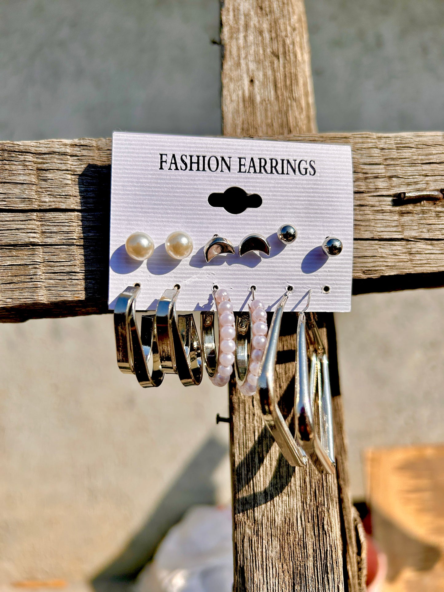 Silver Earrings combo 004 (6pair)