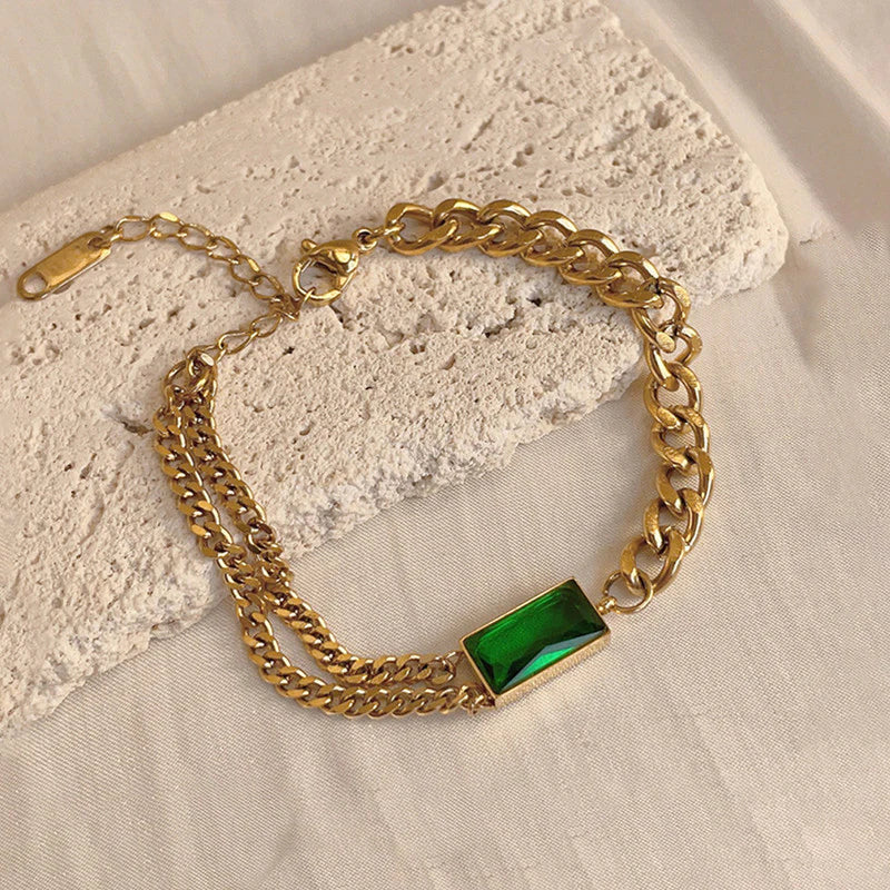 Green Emrald Bracelet