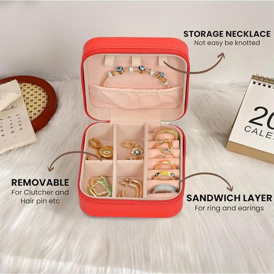 Jewellery Organisers Box (RED)