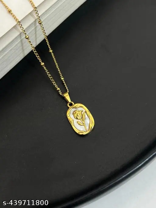 White Rose Pendant