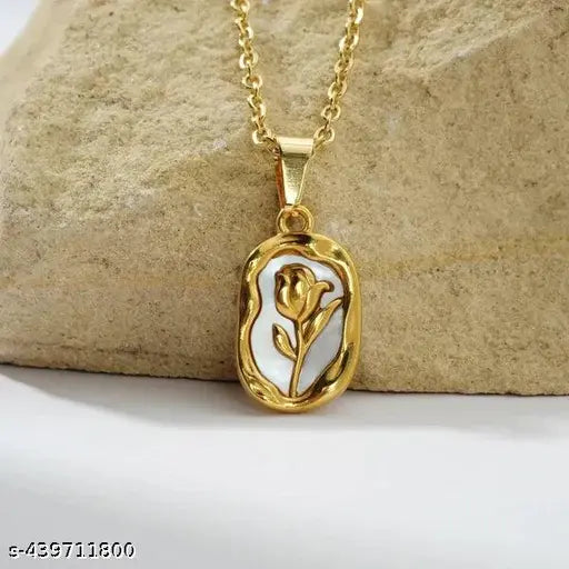 White Rose Pendant