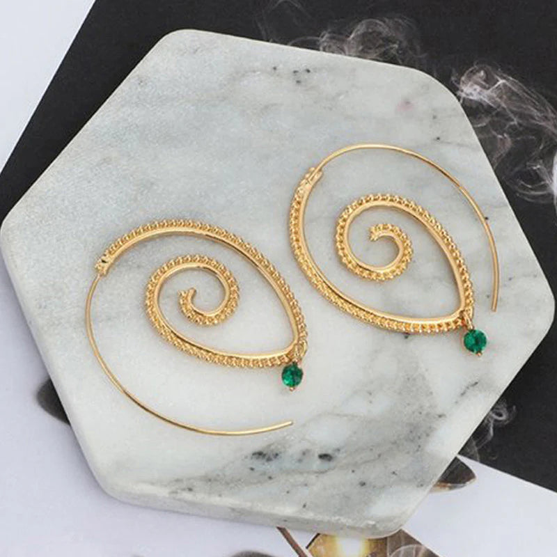 Mayra's spiral Earrings