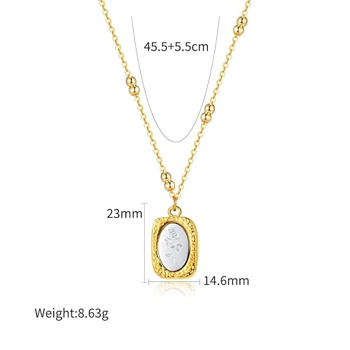 Rose Mirror Pendant