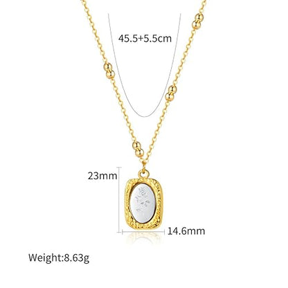 Rose Mirror Pendant