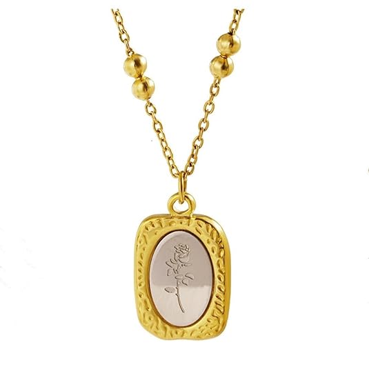 Rose Mirror Pendant