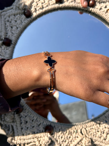 Rose Gold Plated circle : Bracelet 007
