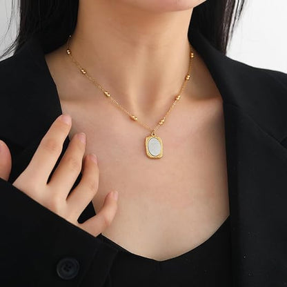 Rose Mirror Pendant