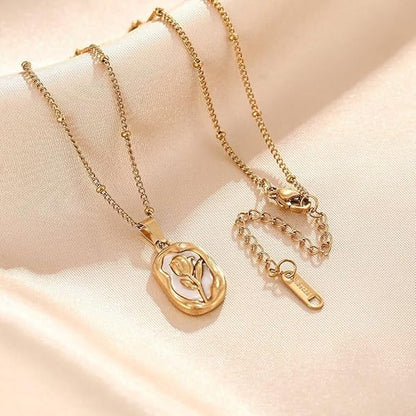 White Rose Pendant