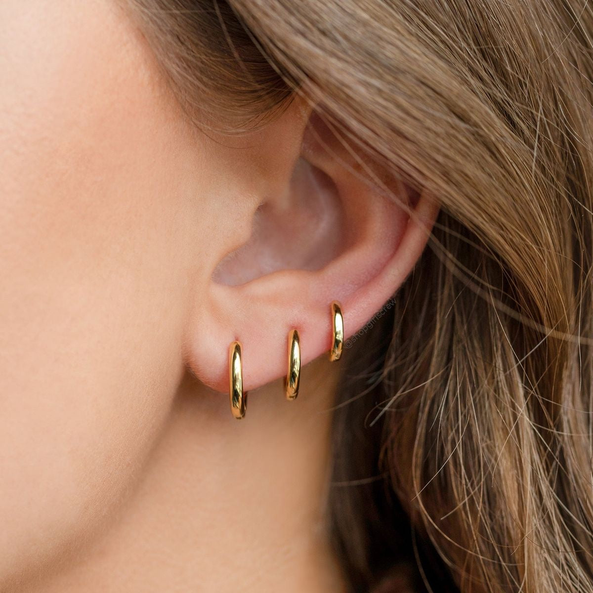 Small Golden Hoops (1Pair)