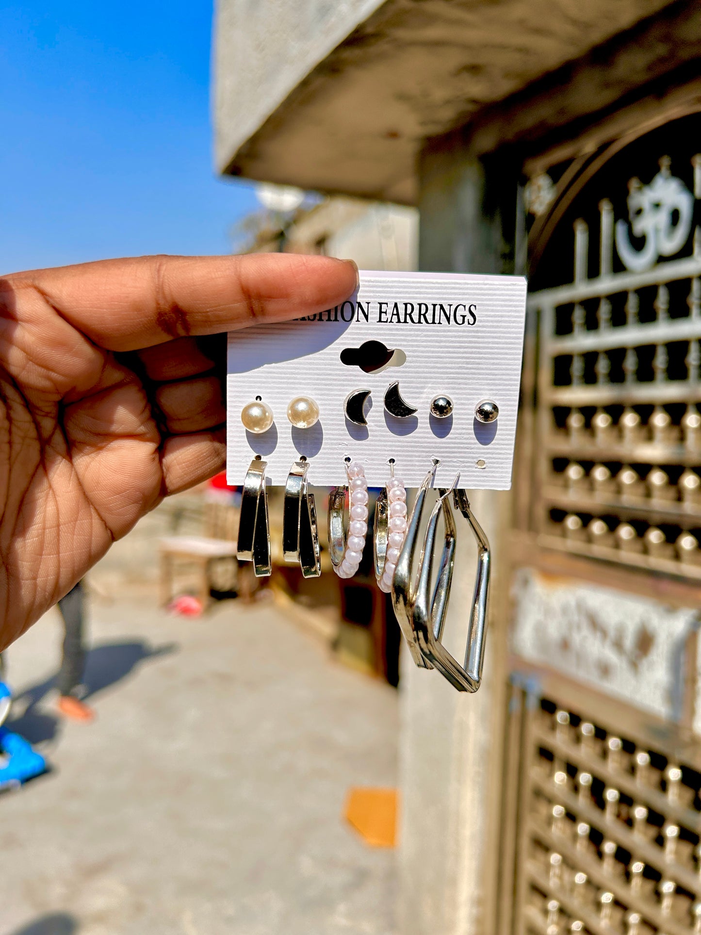 Silver Earrings combo 004 (6pair)