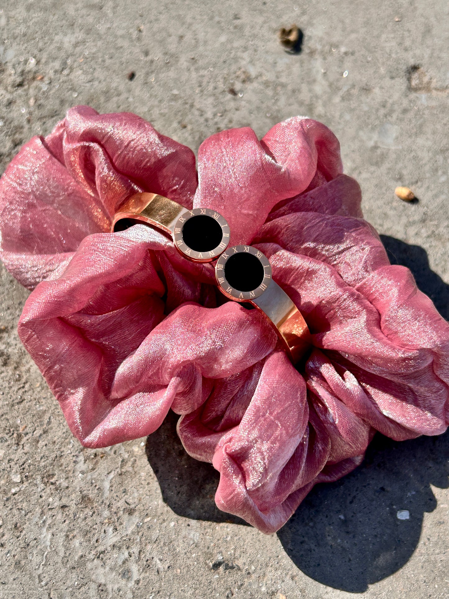 Rose Gold Plated circle : Bracelet 005