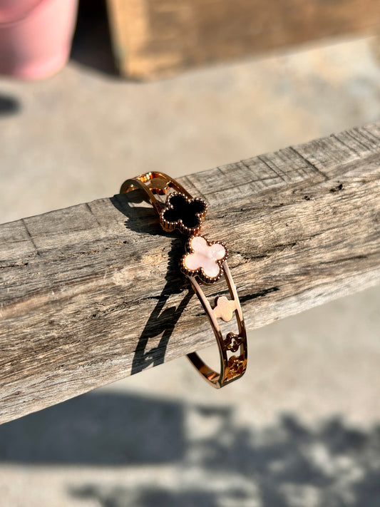 Rose Gold Plated circle : Bracelet 006
