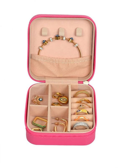 Jewellery Organisers Box (DARK PINK)