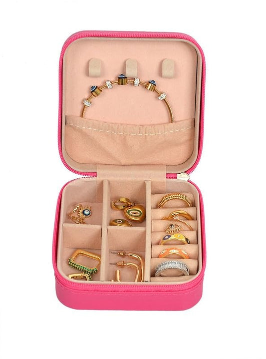 Jewellery Organisers Box (DARK PINK)