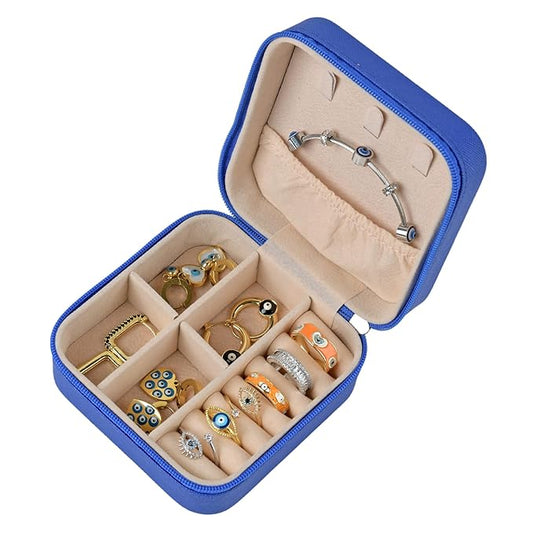 Jewellery Organisers Box (DARK BLUE)