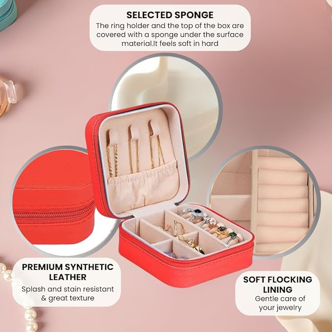 Jewellery Organisers Box (RED)