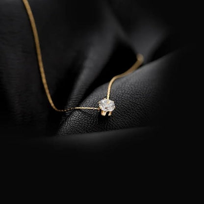 Solitaire Necklace | Dazzling Stainless